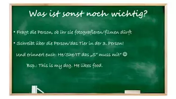 Vorschau - Arbeitsblätter - Kreative Aufgabe Distance Learning 3rd person s - Seite 3