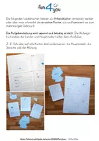 Vorschau - Arbeitsblätter - Europa - Abfragekarten, Arbeitsblätter - Seite 1