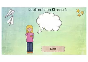 Vorschau - Interaktives Material - Interaktives Kopfrechnen Klasse 1- 4 - Seite 1