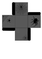 Vorschau - Mal- und Bastelvorlagen - Gruselgeschichten - Box für gruselige Adjektive zum Selberbasteln - Seite 3