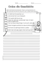Vorschau - Arbeitsblätter - Ordne die Geschichte | Sätze sortieren | Textproduktion - Seite 2