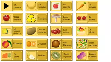 Vorschau - Spiele - Domino: Fruits et légumes - differenziert - Seite 2