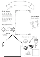 Vorschau - Arbeitsblätter - Lapbook-Steckbrief „Das bin ich“ - Anfangsunterricht - Seite 1