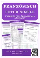Vorschau - Arbeitsblätter - Französisch: Futur Simple - auch interaktiv - Deckblatt