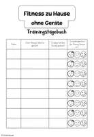 Vorschau - Arbeitsblätter - Fitness zu Hause - interaktive PDF - Seite 2