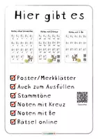 Vorschau - Spiele - Notennamen 🎶 Poster | Merkblätter | mit & ohne Vorzeichen - Seite 2
