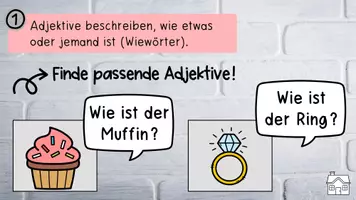 Vorschau - Präsentationen/Tafelbilder - Adjektive - Präsentation für den offenen Unterricht - Seite 3
