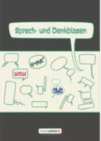 Vorschau - selbst erstellte Cliparts/Grafiken - Sprech- und Denkblasen in grün | Unterrichtsmaterial gestalten - Deckblatt