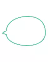 Vorschau - selbst erstellte Cliparts/Grafiken - Sprech- und Denkblasen in grün | Unterrichtsmaterial gestalten - Seite 2