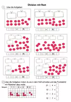 Vorschau - Arbeitsblätter - Division mit Rest - Seite 2
