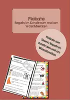 Vorschau - Poster - Plakat Regeln Kunstraum Waschbecken - Deckblatt