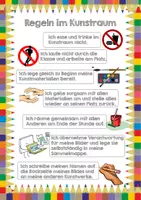 Vorschau - Poster - Plakat Regeln Kunstraum Waschbecken - Seite 1