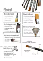 Vorschau - Poster - Plakat Pinsel und Farbauftrag - Seite 1