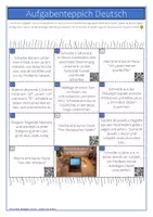 Vorschau - Arbeitsblätter - HOMESCHOOLING: Aufgaben in Deutsch - Deckblatt