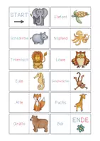 Vorschau - Spiele - Domino Tiere - Anlaute Silben Wörter Sätze - Seite 3