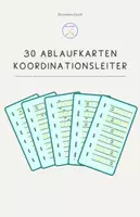 Vorschau - Stationenlernen - 30 Karten Koordinationsleiter Sportunterricht Stationen - Deckblatt