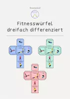 Vorschau - Spiele - Fitnesswürfel Sportunterricht Distanzunterricht - Deckblatt