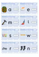 Vorschau - Spiele - Laute hören (Kleinbuchstaben) Teil 1 - Homeschooling/Freiarbeit - Seite 3