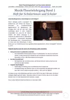 Vorschau - Arbeitsblätter - Musik-Theorielehrgang Band 1 Schülerheft komplett - Deckblatt