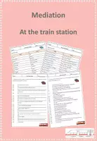 Vorschau - Arbeitsblätter - Mediation/ Interpreting - At the train station (Mit Vokabellisten) - Deckblatt