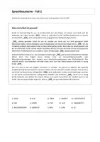 Vorschau - Unterrichtsreihen - telc B2 Sprachbausteine Teil 2 (Schlaf) + Lösung - Deckblatt