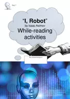 Vorschau - Unterrichtsreihen - Englisch Klasse 7/8: Lektüre I, robot while-reading - geeignet für Distanzlernen, Fernunterricht - Deckblatt