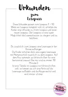 Vorschau - Poster - Urkunden zum Lesepass 1-10 und der Leseraupe - Seite 3
