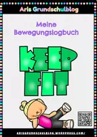 Vorschau - Arbeitsblätter - Mein Bewegungslogbuch für Zuhause - Deckblatt