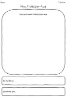 Vorschau - Arbeitsblätter - Frühblüher: Bestimmen - Feldnotizen/Nature Journal/Beobachten (differenziert) - Seite 1