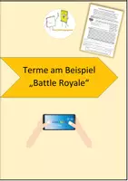 Vorschau - Arbeitsblätter - Terme aufstellen am Beispiel "Battle Royale" - Deckblatt