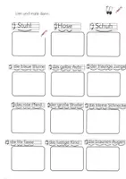Vorschau - Arbeitsblätter - Leseverständnis Satz-Malen 2 - Deckblatt