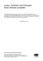 Vorschau - Arbeitsblätter - Kopiervorlage Buchvorstellung - Einen Roman lesen und vorstellen - Seite 1
