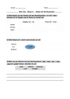 Vorschau - Arbeitsblätter - Mini-Test / LZK Nomen mit Wortbausteinen - Seite 2