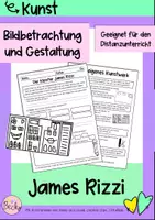 Vorschau - Arbeitsblätter - Kunst im Distanzunterricht (James Rizzi) - Deckblatt