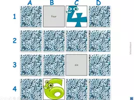 Vorschau - Spiele - "Merk es dir" Englisch Zahlen Numbers 1-9 PowerPoint Spiel - Deckblatt