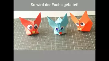 Vorschau - Bildkarten - So wird der Fuchs gefaltet! - Deckblatt