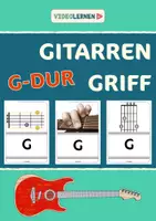 Vorschau - Poster - GITARRE 🎸 G-DUR Griff | Bildkarten | Diagramme - Deckblatt