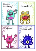 Vorschau - Bildkarten - monsterstarke Lobkarten - Seite 1
