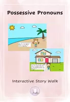Vorschau - Präsentationen/Tafelbilder - INTERACTIVE Story Walk Possessive Adjectives - Deckblatt