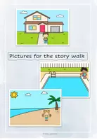 Vorschau - Arbeitsblätter - Story Walk Possessive Adjectives - Deckblatt