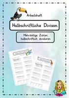Vorschau - Arbeitsblätter - Halbschriftliche Division - Arbeitsheft 3/4 - Deckblatt