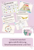 Vorschau - Unterrichtsreihen - Unterrichtseinheit-gesunde Ernährung - Deckblatt