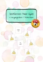 Vorschau - Spiele - Paar-Spiel: 1. Vergangenheit / Präteritum - Die Reise mit der Tempus - Zeitformen - Deckblatt