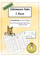 Vorschau - Arbeitsblätter - Freiarbeitsheft: Zahlenmauern finden 2. Klasse - Deckblatt