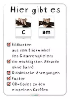 Vorschau - Poster - Gitarre spielen | Gitarrengriffe ohne Barre | Bildkarten Poster - Seite 1