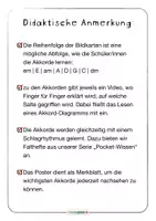 Vorschau - Poster - Gitarre spielen | Gitarrengriffe ohne Barre | Bildkarten Poster - Seite 2