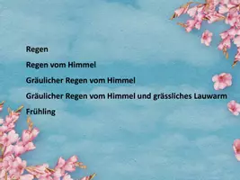 Vorschau - Präsentationen/Tafelbilder - Deutsch: Einstieg/Impulsgeber - Wachsgedichte zum Thema "Frühling" schreiben (Kreatives Schreiben) - Seite 2