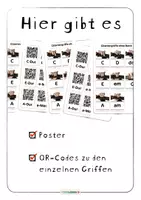 Vorschau - Poster - GITARRE MINI-POSTER 🎸 Griffe ohne Barré mit QR-Code - Seite 1
