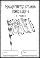 Vorschau - Arbeitsblätter - Arbeitsheft / Arbeitsplan / Übungsheft bei Schulschließung ENGLISCH 8. Klasse für 33 Tage - Seite 1