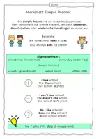 Vorschau - Arbeitsblätter - Merkblätter Present Simple 3 Person S HE/SHE/IT - Seite 2
